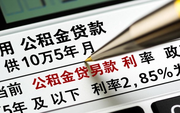 公积金贷款10万5年月供多少？利息怎么算