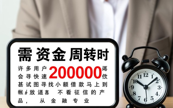 小额借款20000不看征信能下款吗,哪里有马上到账的? 小额借款20000不看征信能下款吗