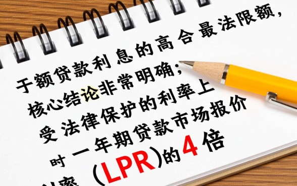小额贷款利息最高多少是合法的，年利率不能超过多少