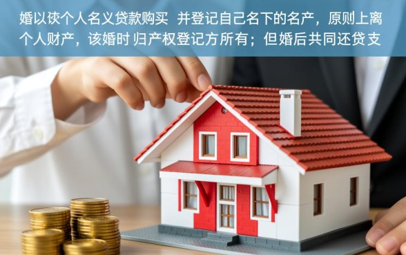 婚前贷款买的房子离婚后怎么算，房子到底归谁？