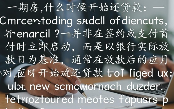 贷款买期房什么时候开始还贷款，交房前需要还房贷吗