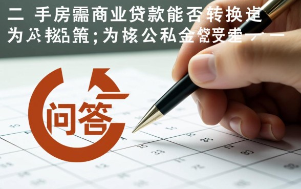 二手房商贷可以转公积金贷款吗，商转公需要满足什么条件？