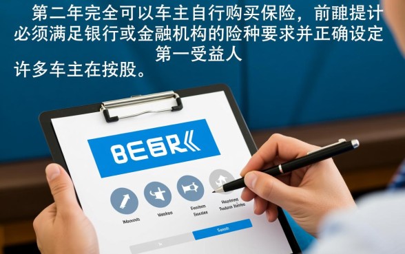 贷款车第二年可以自己买保险吗，第二年车险怎么买最划算