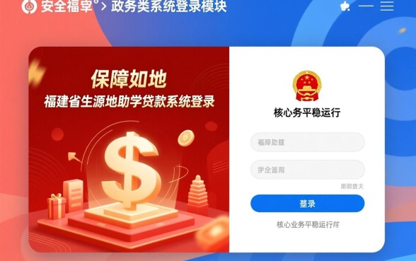 福建省生源地助学贷款系统怎么登录？官方入口网址在哪？