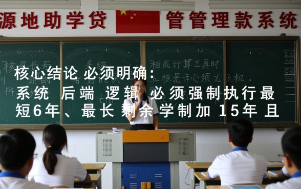 生源地助学贷款最长和最短年限是多久？最长能贷多少年？