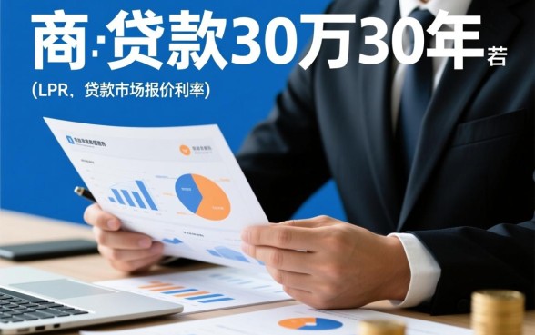 商业贷款30万30年月供多少，利息怎么算？