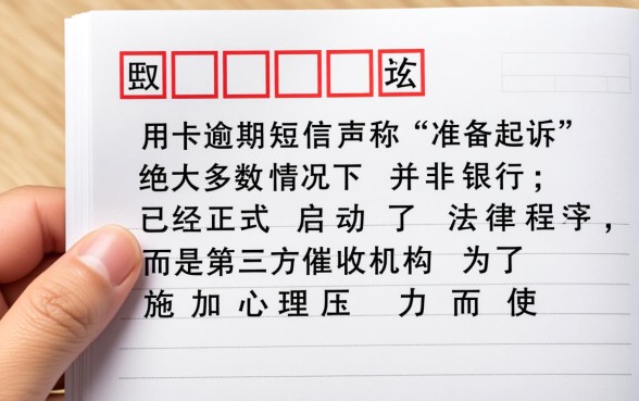 信用卡逾期发短信准备起诉是真的吗，收到律师函怎么处理？