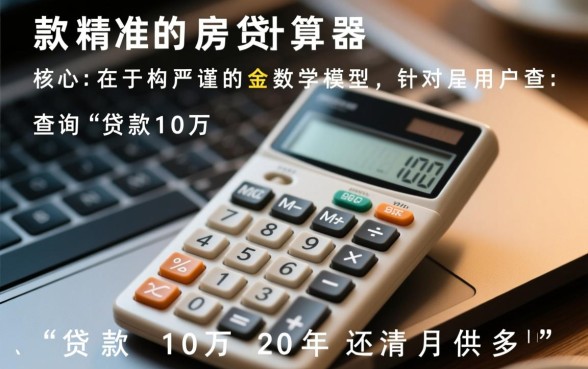 贷款10万20年还清月供多少，利息一共多少？