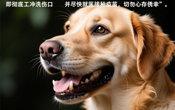 被狗的牙齿划了一下有一个小口子怎么办，需要打狂犬疫苗吗