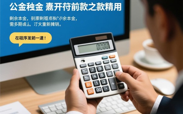 公积金贷款提前还款利息怎么算，提前还款利息怎么算省钱