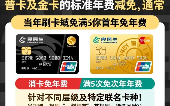 民生信用卡一年刷几次免年费，民生信用卡年费怎么免