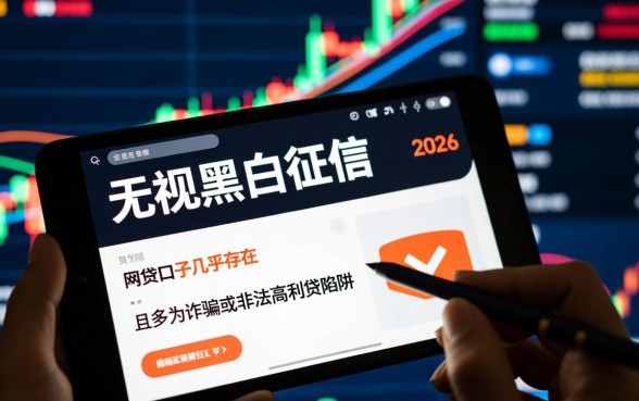 2026无视黑白征信的网贷口子有哪些，2026年最新好下款口子有哪些