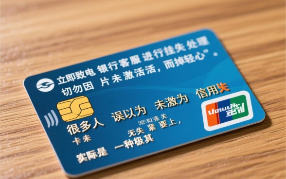 信用卡还没激活就丢了怎么办，没激活的信用卡丢了有风险吗