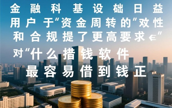 什么借钱软件最容易借到钱，正规平台下款快吗？