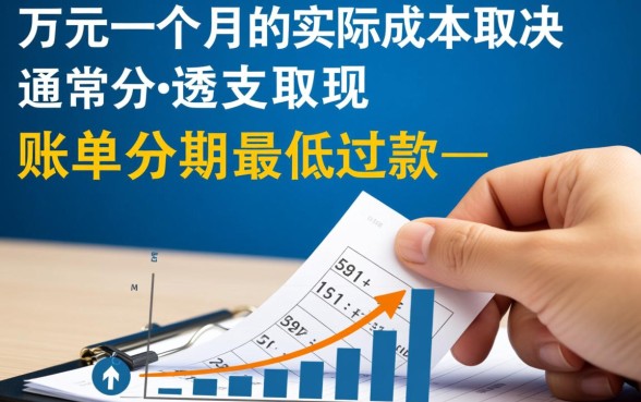 信用卡借一万一个月利息多少，信用卡取现利息怎么算