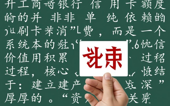 工商银行信用卡怎么提升额度，最快提额技巧有哪些？