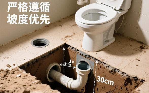 马桶下水道挖多深？马桶开洞深度标准是多少