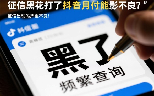 征信花了抖音月付能用吗，抖音月付对对征信有影响吗
