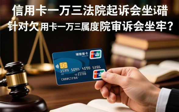 欠信用卡一万三被法院起诉会坐牢吗，欠信用卡被起诉怎么处理？