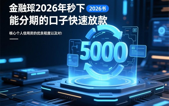 2026年秒下5000能分期的口子有哪些？哪个容易通过？