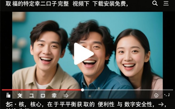 幸福的二口子完整视频怎么下载，哪里可以免费安装观看？