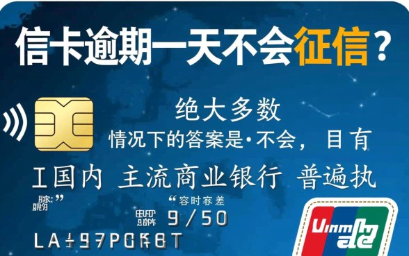 信用卡逾期一天会不会上征信，逾期一天有影响吗