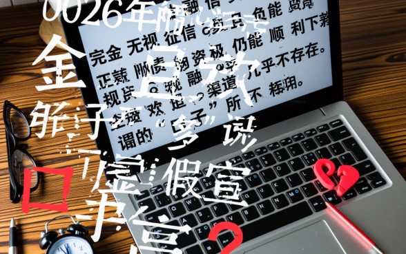 2026不看征信负债高能下款的口子，真的能下款吗？