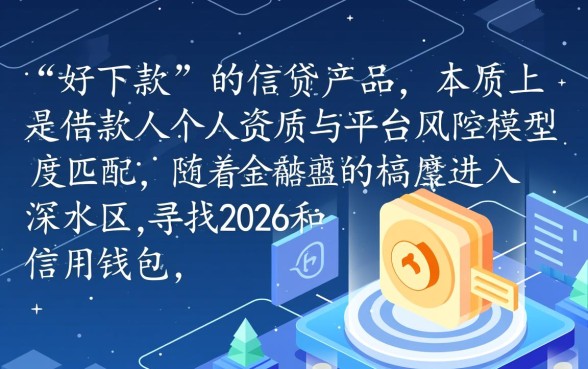 2026和信用钱包一样好下款的口子有哪些，哪个容易通过？