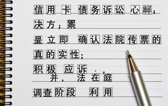 欠信用卡两万被起诉了怎么处理呢，没钱还怎么办