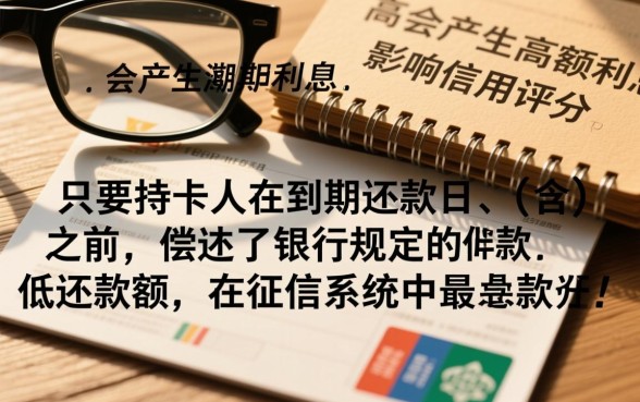 信用卡还了最低还款算逾期吗，对个人征信有影响吗