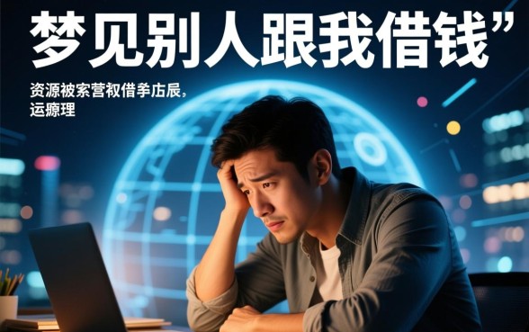 梦见别人跟我借钱是什么意思，周公解梦有什么预兆