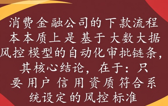 0消费金融公司下款流程是怎样的，0门槛怎么申请最快？