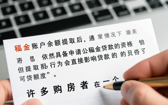 公积金的钱取出来还能贷款吗，提取了公积金还能买房贷款吗？