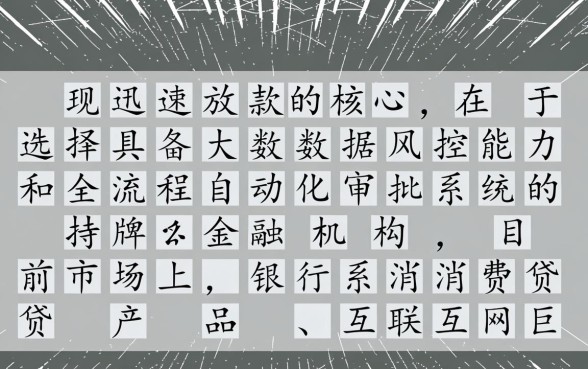 有哪些贷款APP能够实现迅速放款