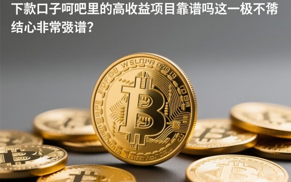 下款口子贴吧里的高收益项目靠谱吗，真的能赚钱吗