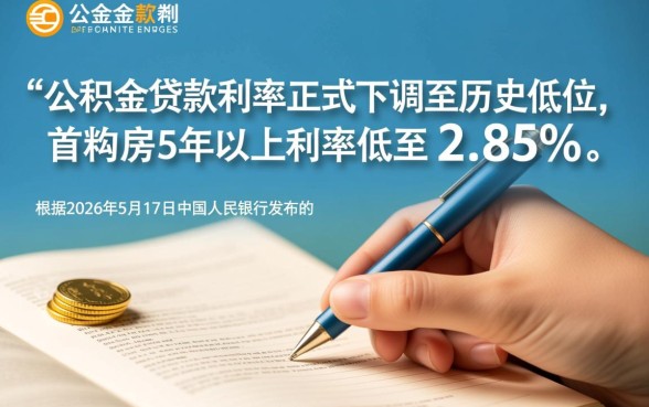 住房公积金贷款的利率是多少，2026年最新公积金贷款利率表