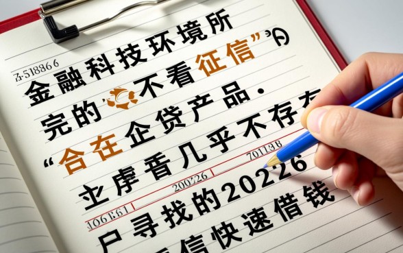 2026不看征信快速借钱的平台有哪些？2026年不看征信秒下款