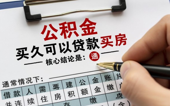 公积金购买多久可以贷款买房，公积金贷款需要交多久？
