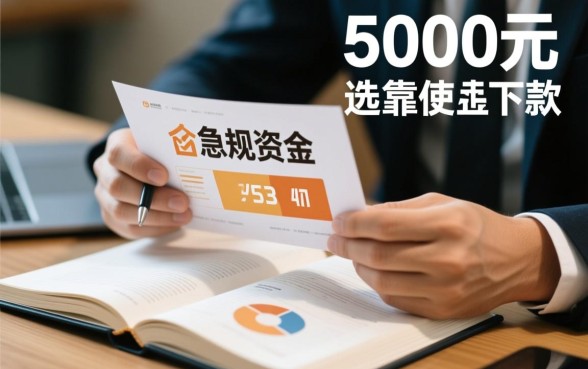 还有什么平台可以借钱5000块，急需5000块哪里借？