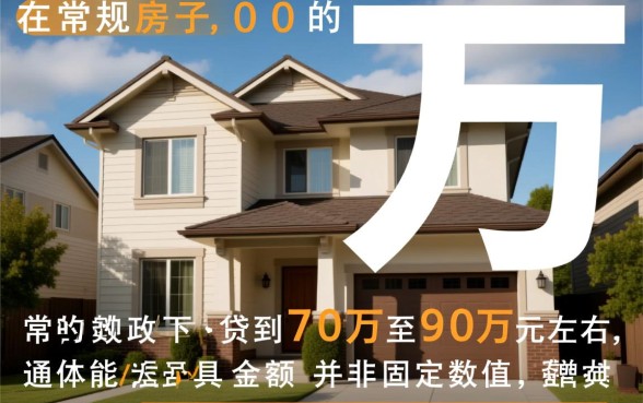 100万的房子能贷款多少钱，首付要多少万？