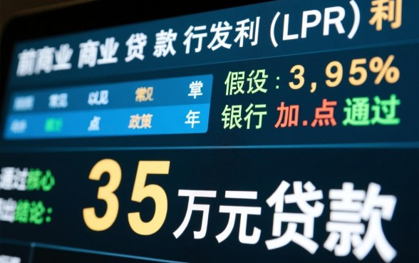 35万贷款15年每月还多少，利息一共多少？