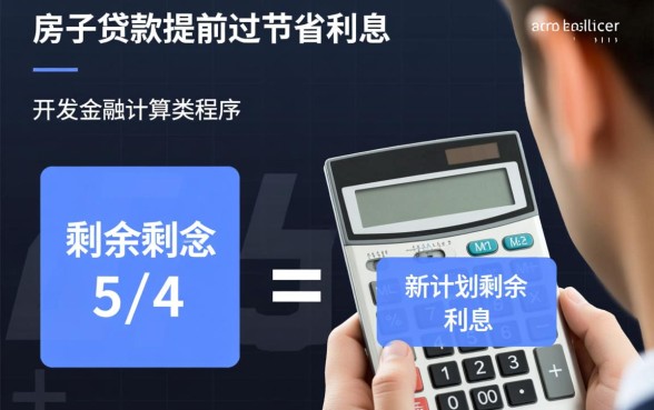房子贷款提前还款利息怎么算，房贷提前还款怎么算最划算