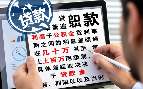 商业贷款比公积金贷款高多少，商贷和公积金利率差多少？