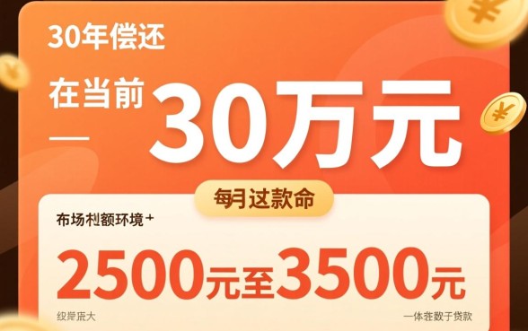 贷款30万10年每月还多少，等额本息和等额本金怎么算？