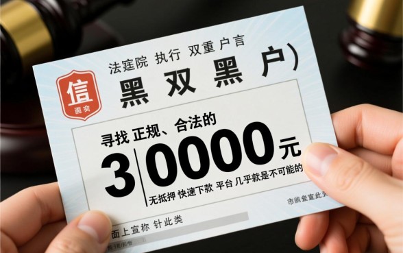 双黑户贷款3000元快速下款平台有哪些