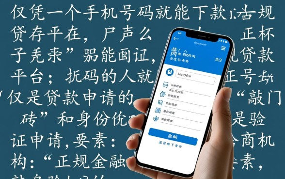 凭手机号可以贷款的正规平台有哪些