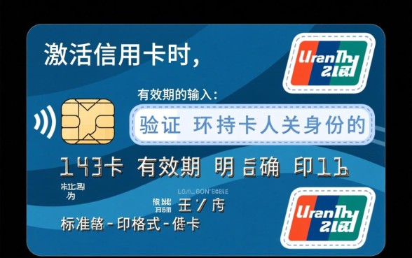 激活信用卡有效期怎么输入，有效期格式怎么写？