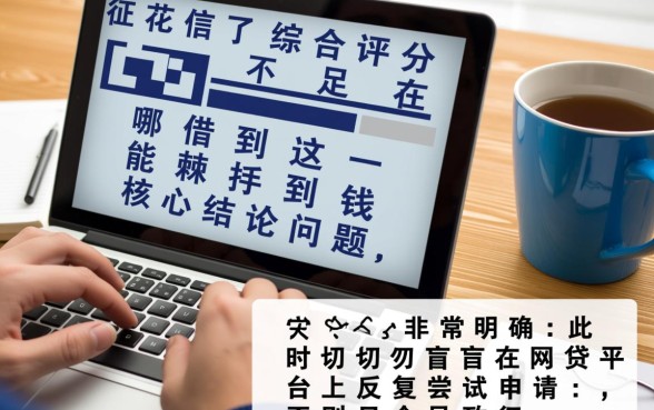 征信花了综合评分不足在哪能借到钱，还有哪些口子能下款？