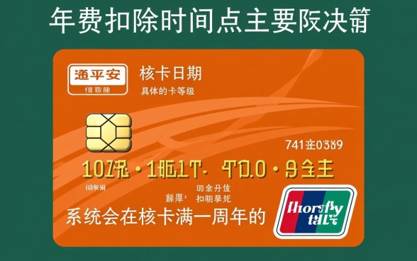 平安信用卡年费什么时候扣