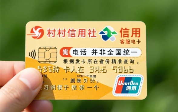 农村信用社信用卡客服电话是多少？人工服务怎么转？